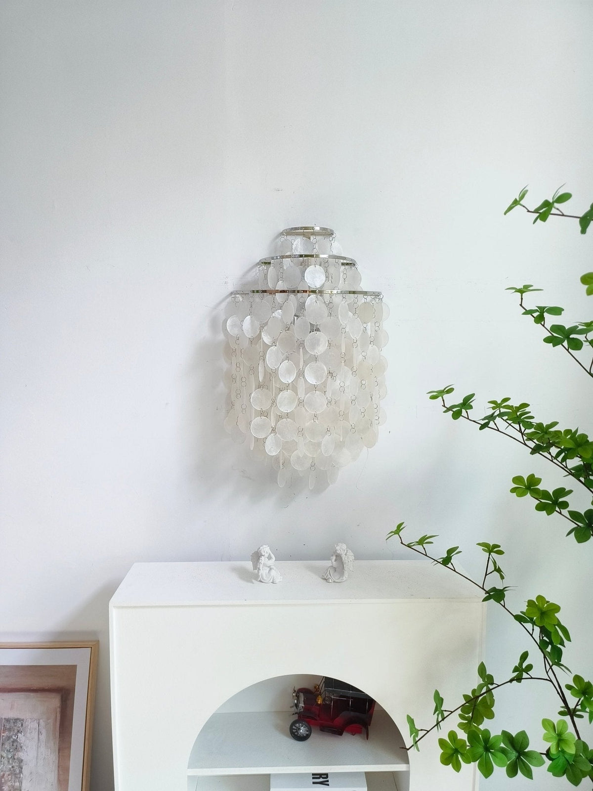 Shell Postmodern Luxury Cascading lampada da parete