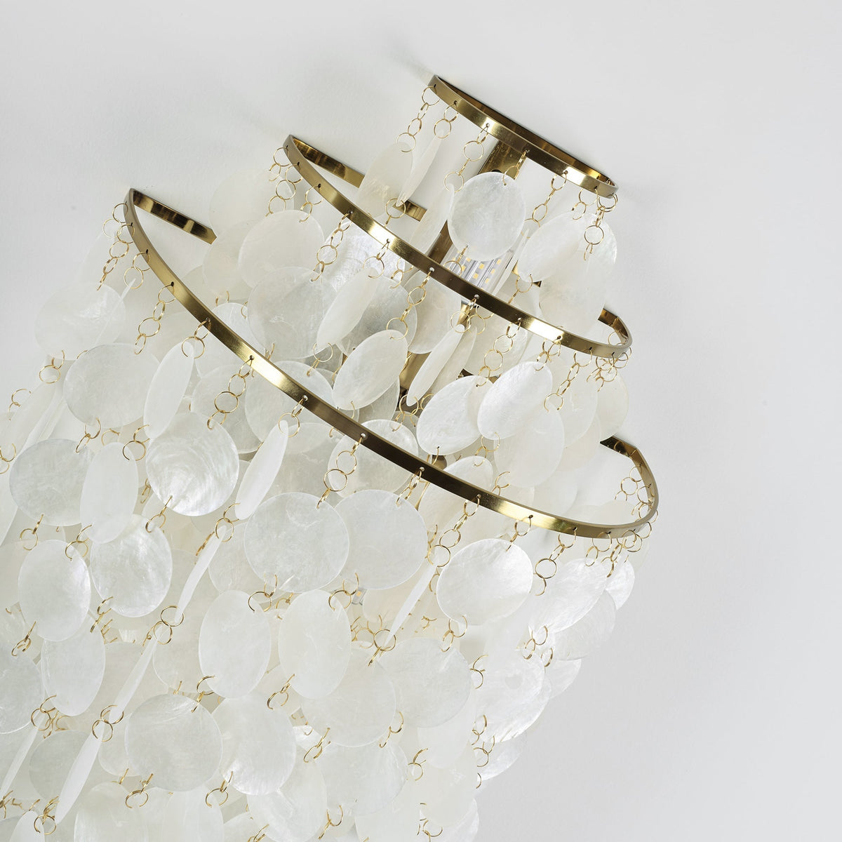Shell Postmodern Luxury Cascading lampada da parete