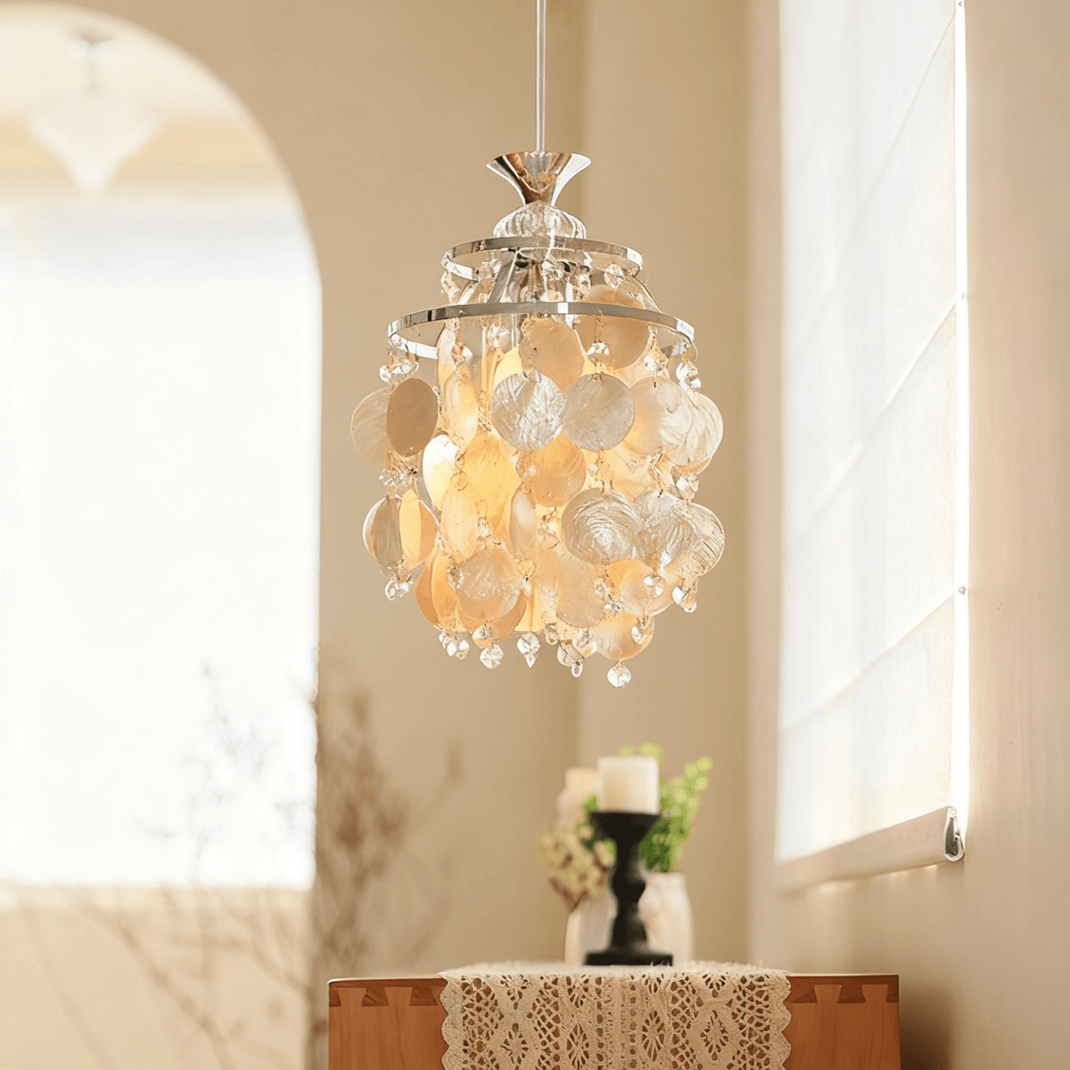 Shell Disc lampada a sospensione