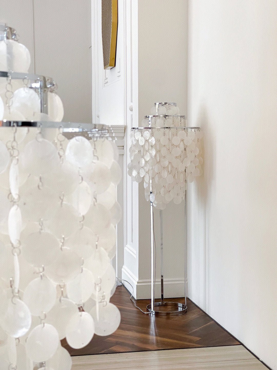 Wern lampada da terra Glam vetro