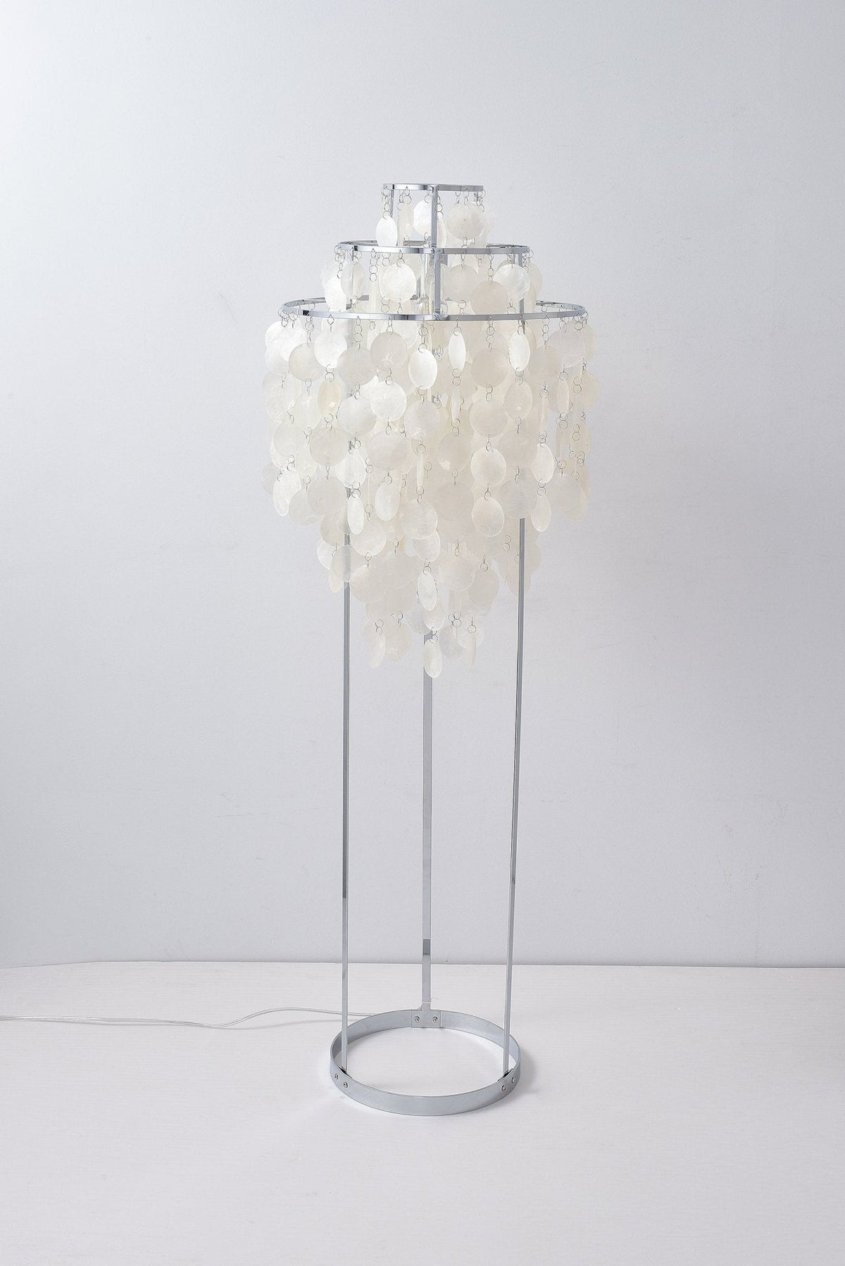 Wern lampada da terra Glam vetro