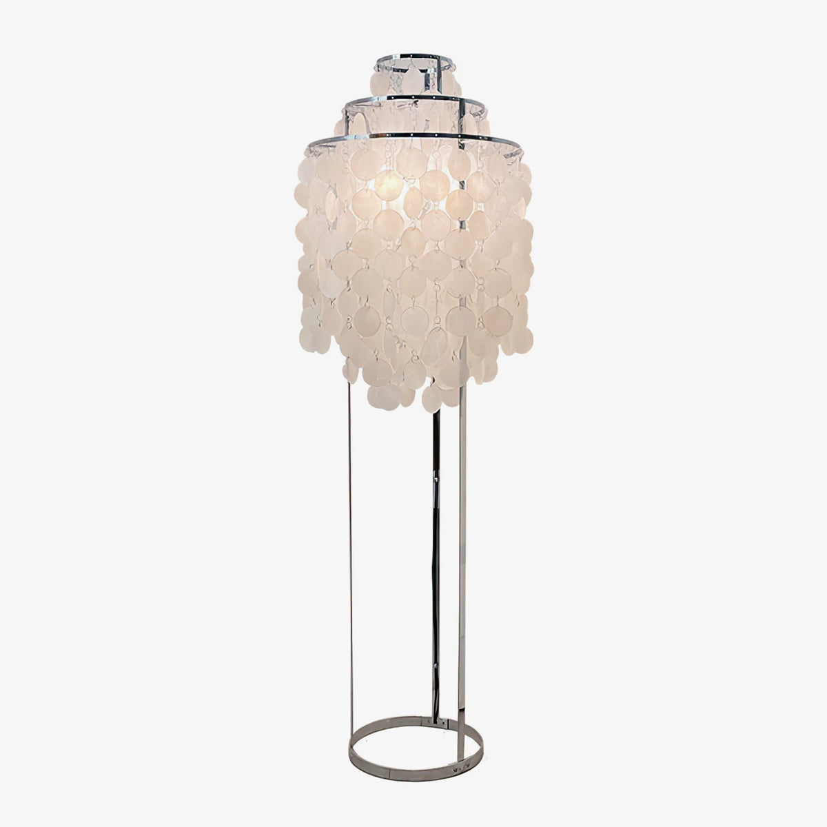 Wern lampada da terra Glam vetro