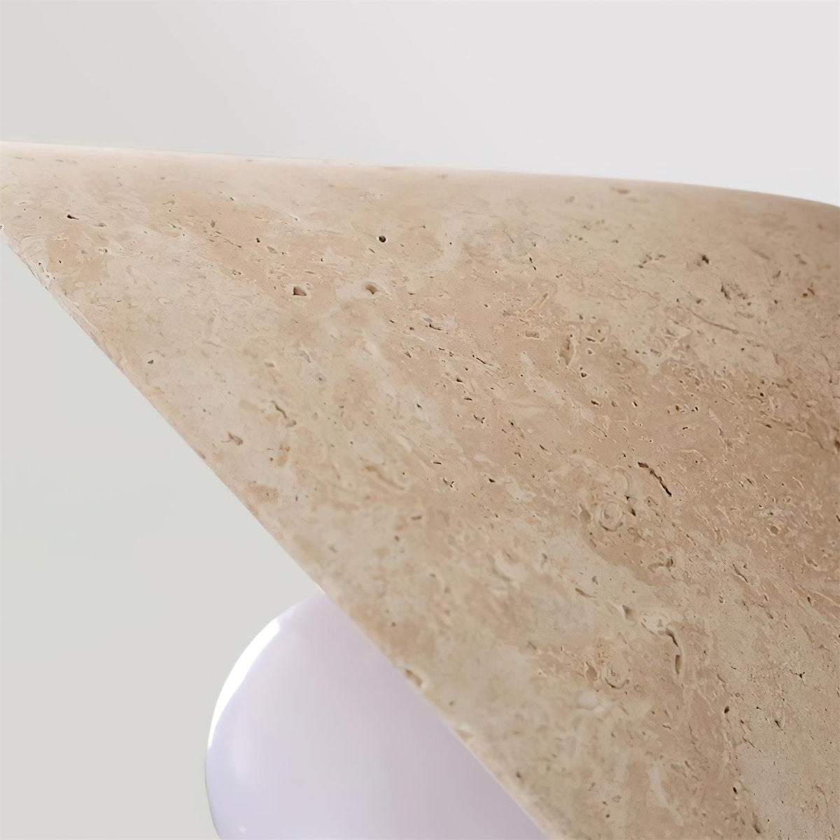 Valorian lampada da soffitto in travertino