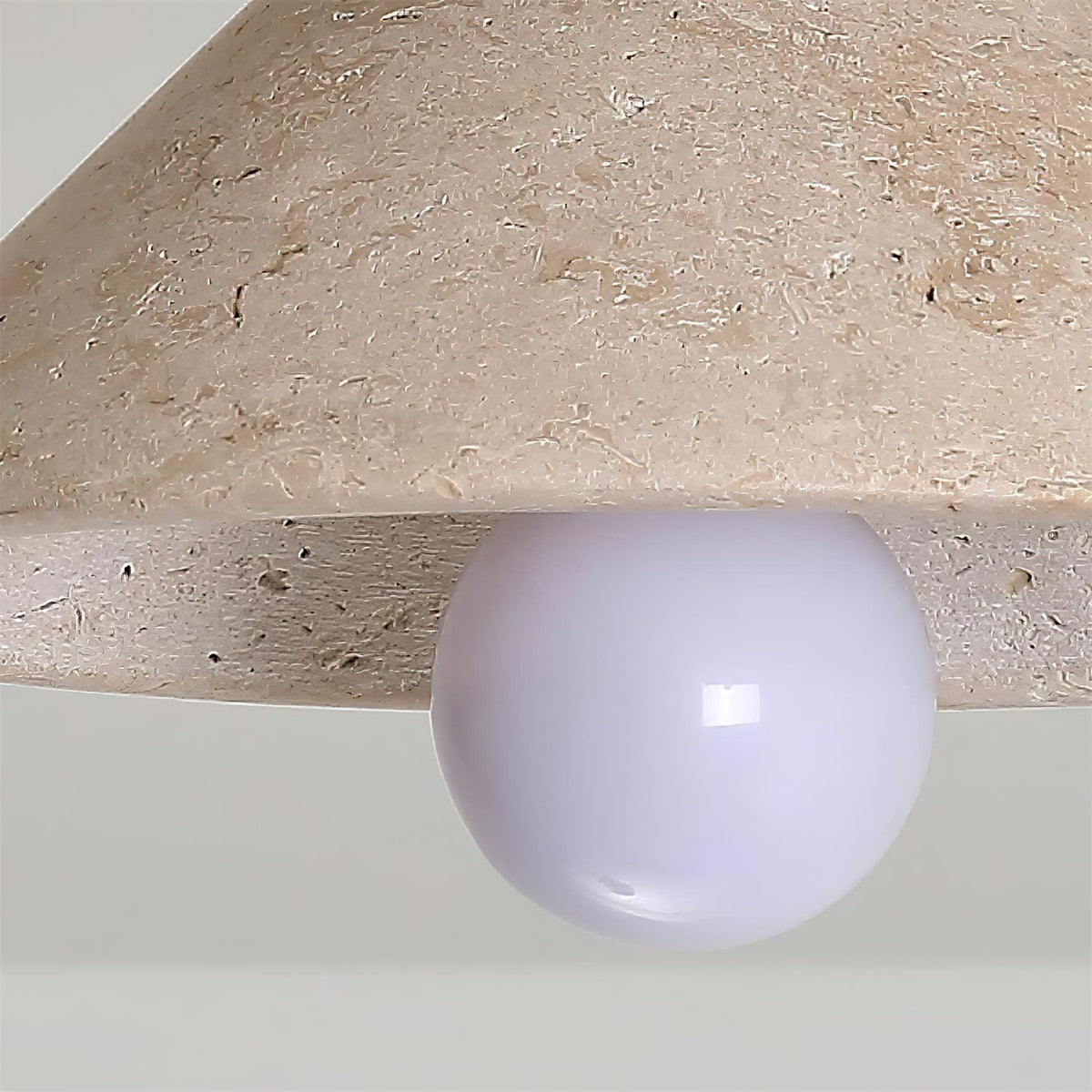 Valorian lampada da soffitto in travertino