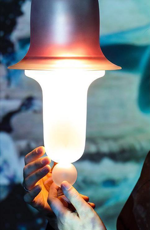 Calaeus lampada a sospensione in vetro artistico nordico