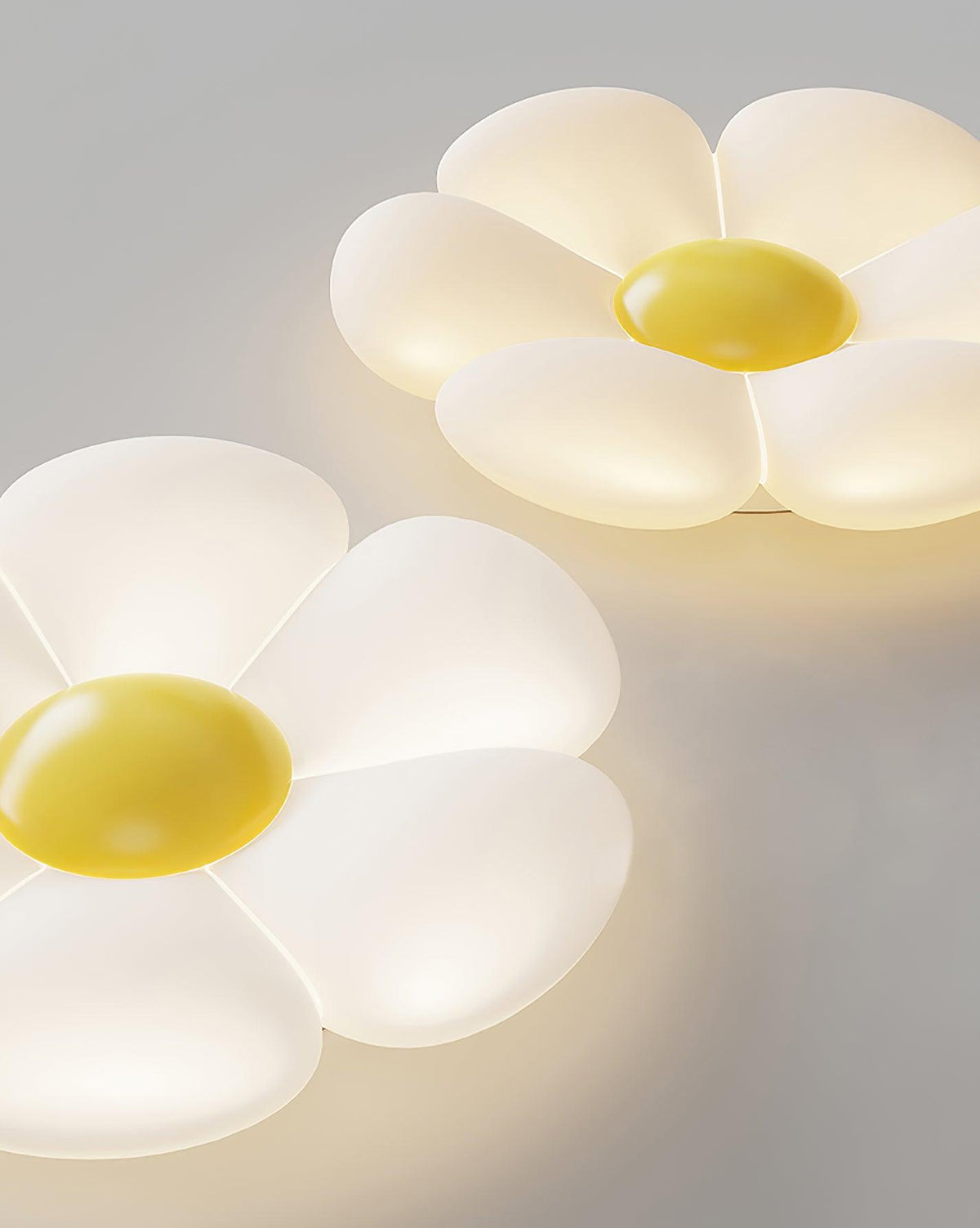Liorinella lampada da soffitto a forma di fiore a sei petali per camera da letto bambini