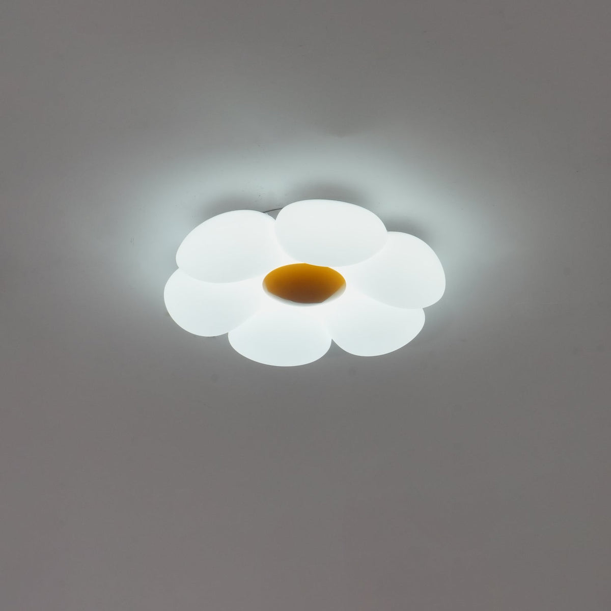 Liorinella lampada da soffitto a forma di fiore a sei petali per camera da letto bambini