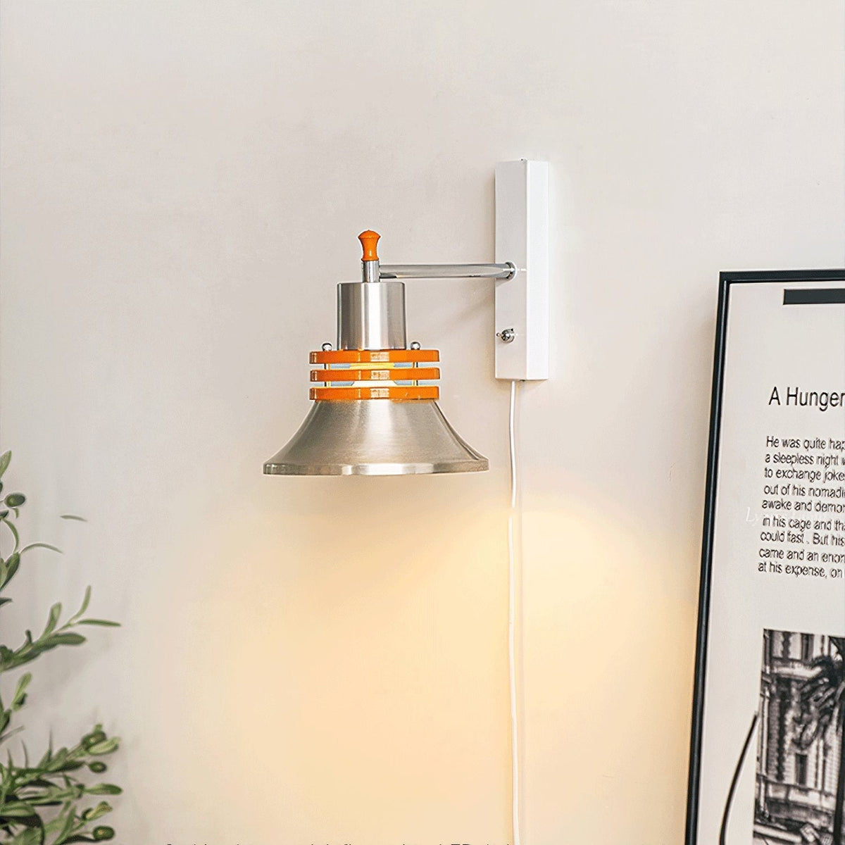Lioriveria lampada da parete minimalista