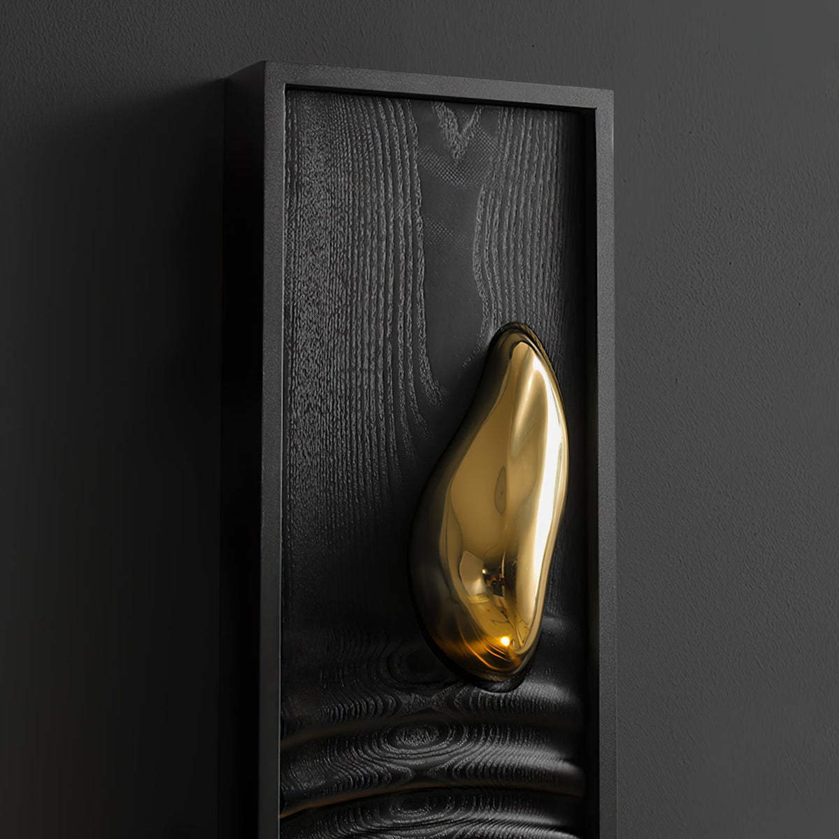 Caleb lampada da parete in legno vintage