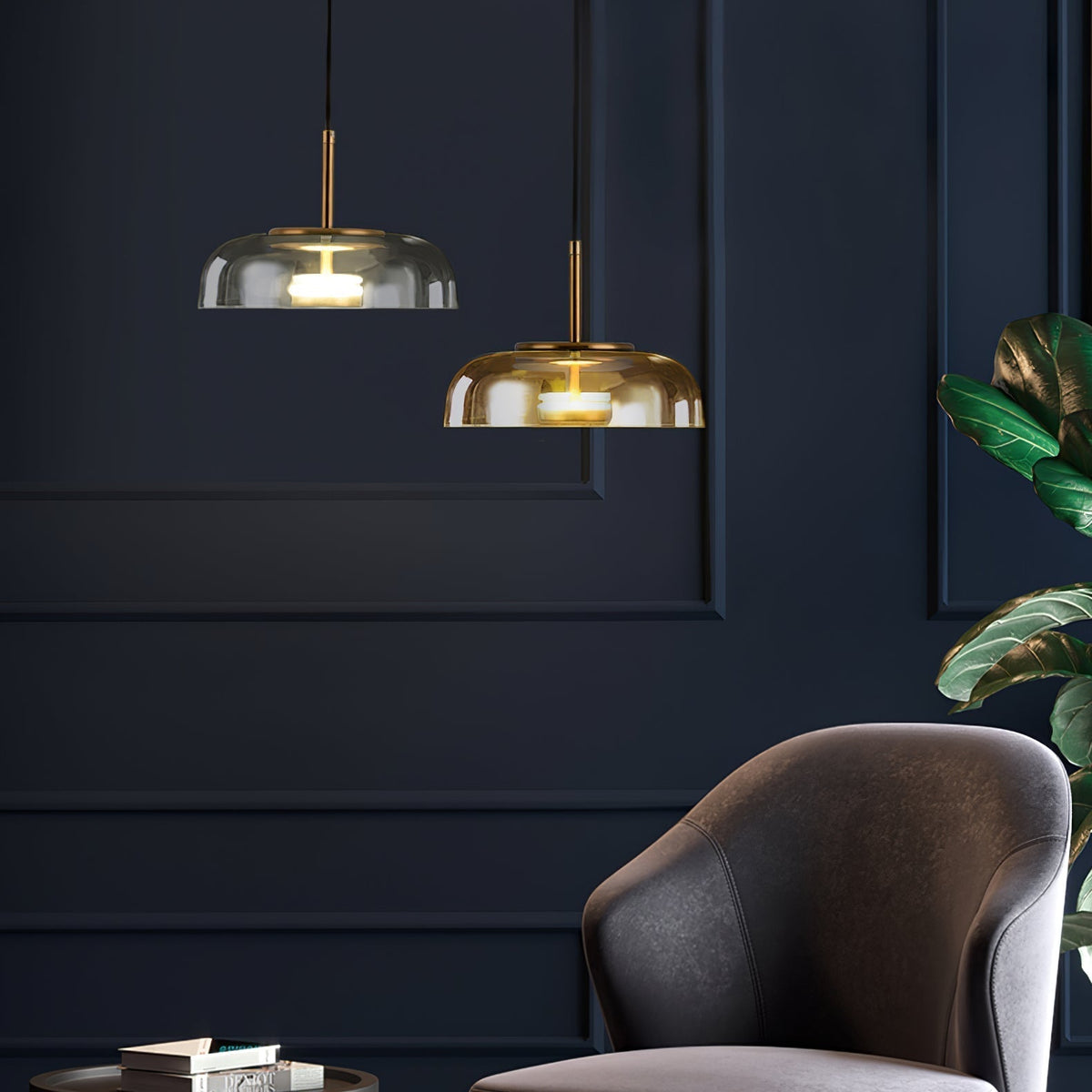 Liorenia lampada a sospensione vetro Trasparente elegante