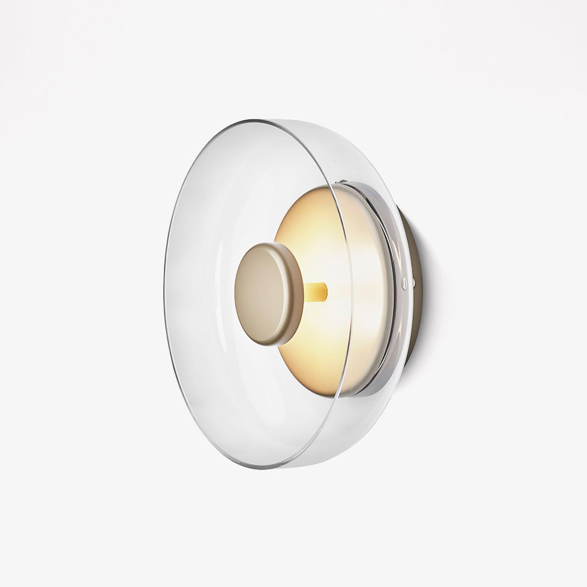 Aether ottone e vetro lampada da parete