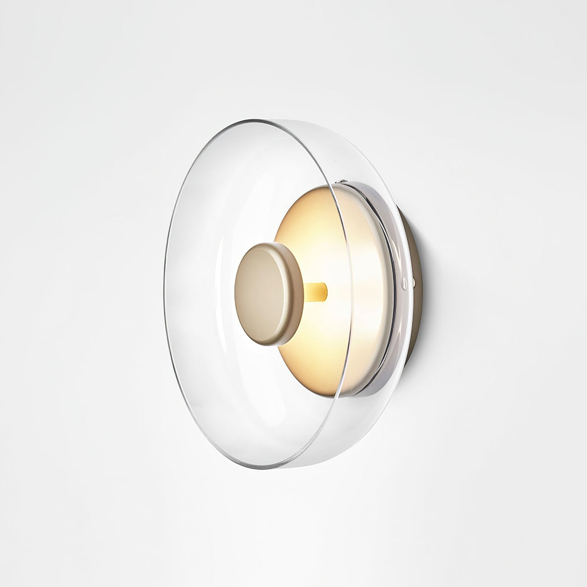 Aether ottone e vetro lampada da parete