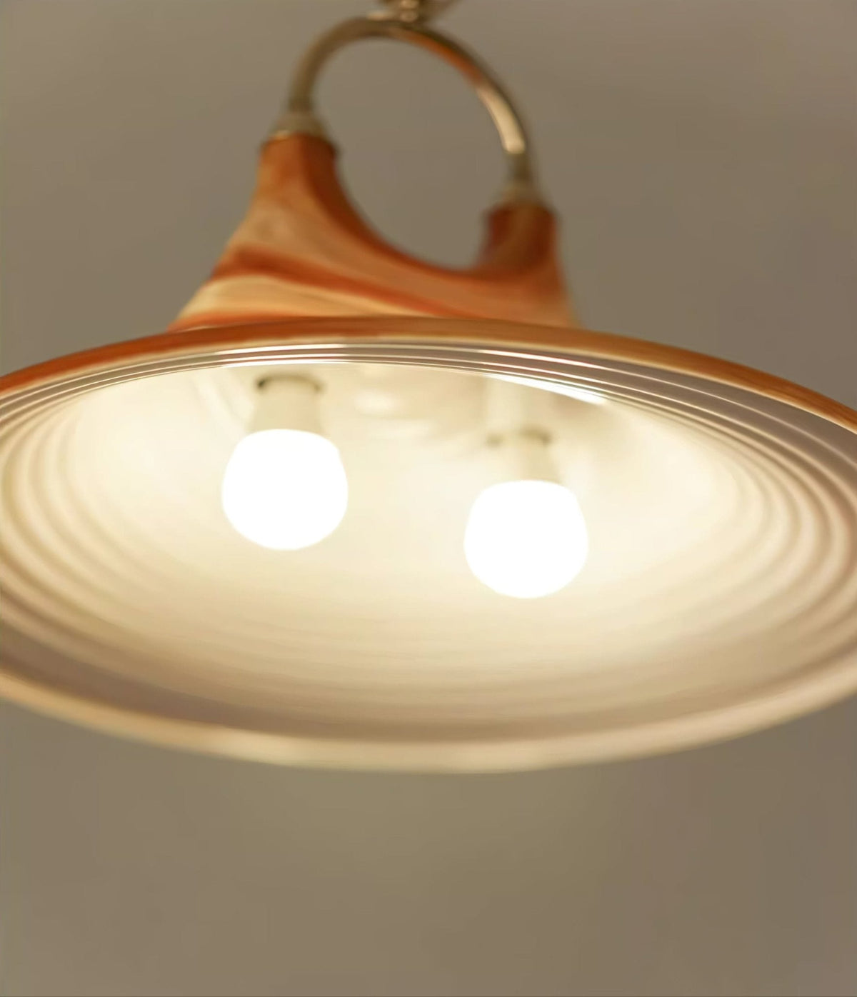 Aurmiros lampada a sospensione moderna minimalista con Paralume in vetro a Spirale