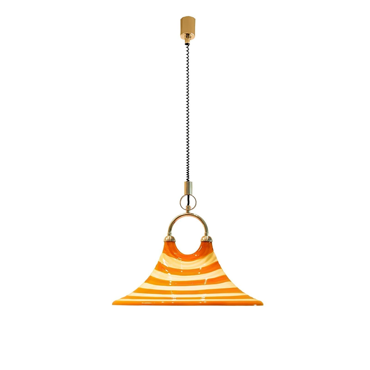 Aurmiros lampada a sospensione moderna minimalista con Paralume in vetro a Spirale