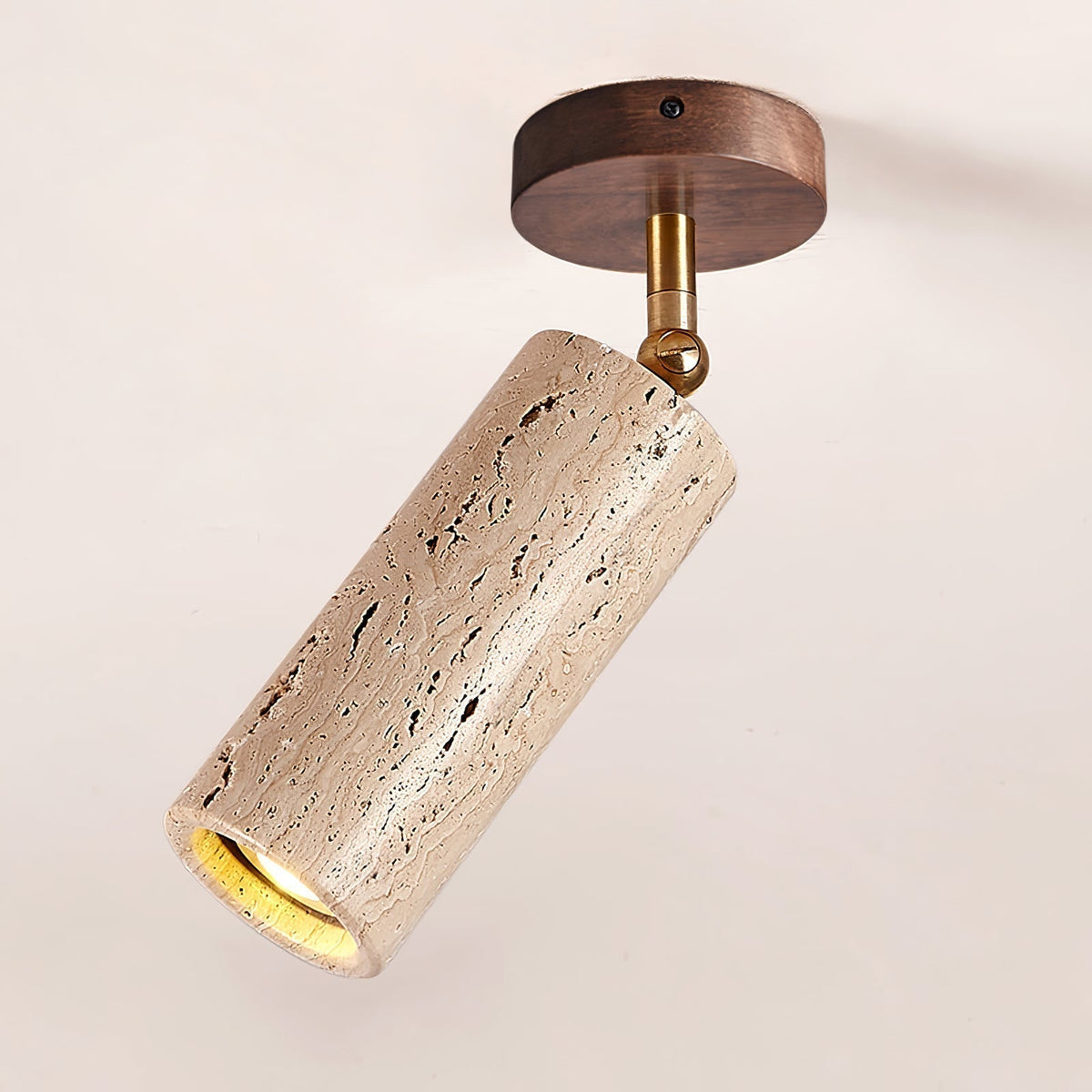 Mycaran Lampada a Sospensione in Travertino - Relic Pieces