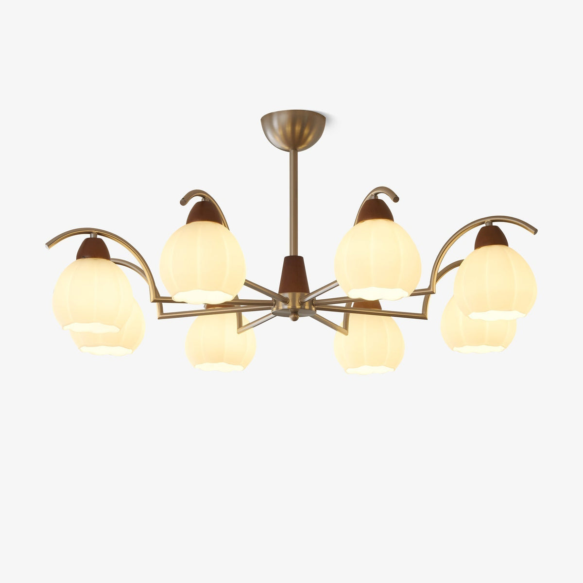 Ilaeiel lampadario Eleganza Tradizionale Fioritura legno vetro