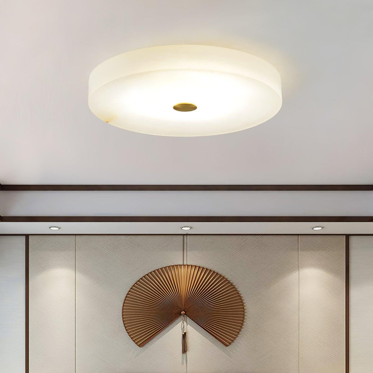 Euno lampada da soffitto in alabastro