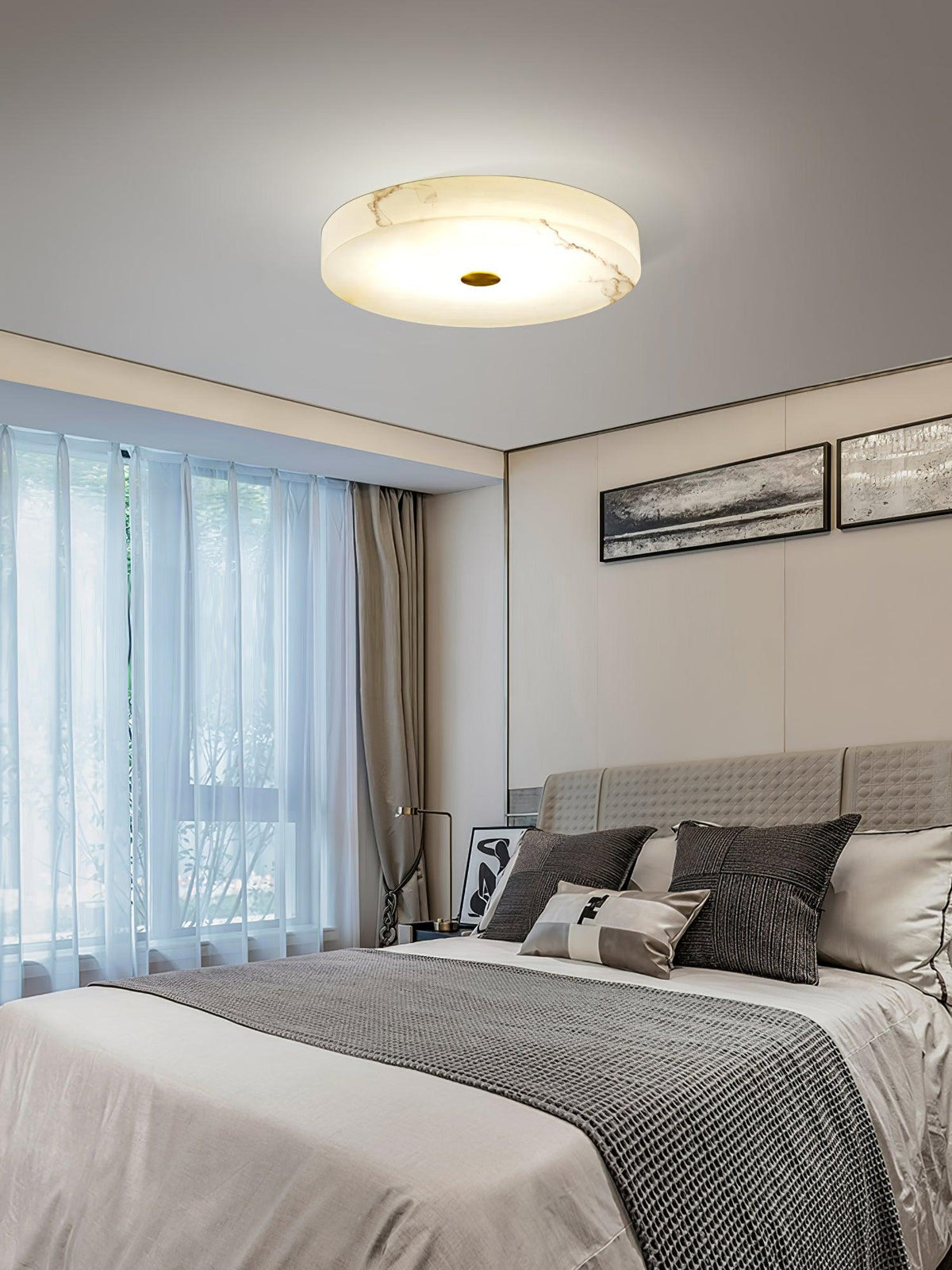 Euno lampada da soffitto in alabastro