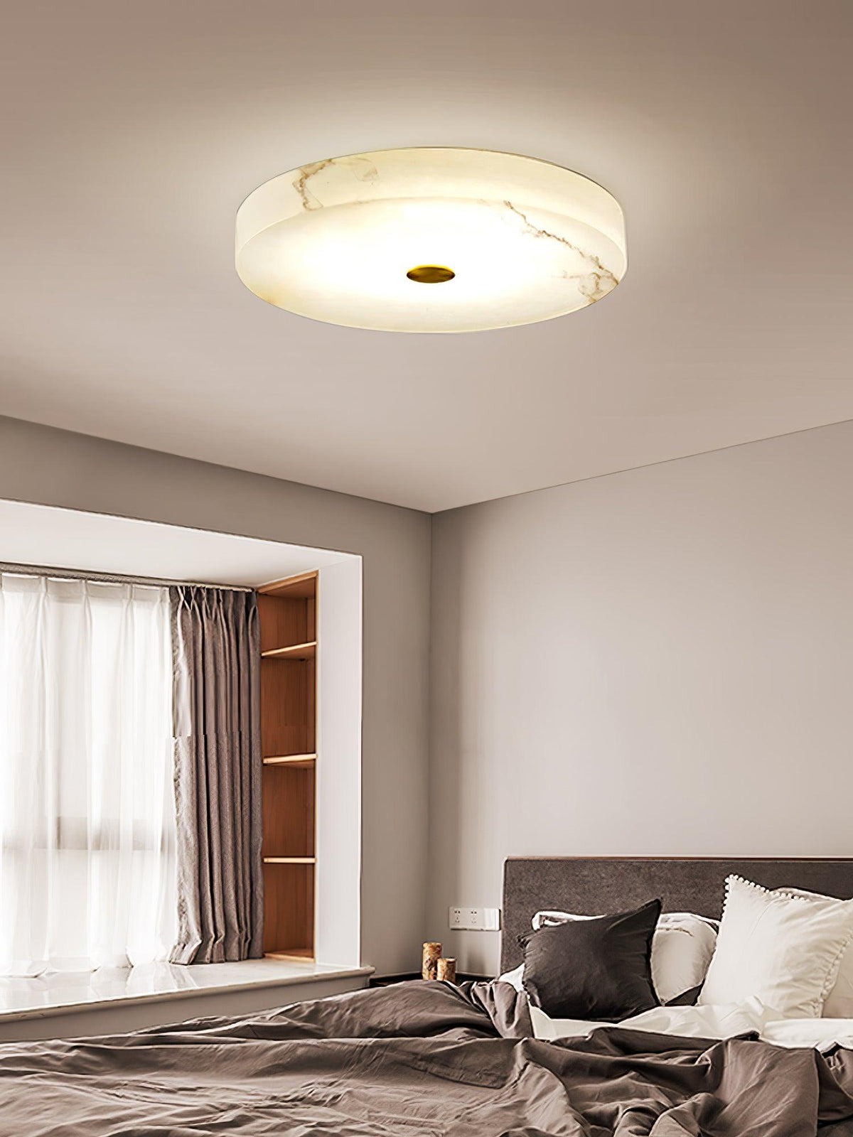 Euno lampada da soffitto in alabastro