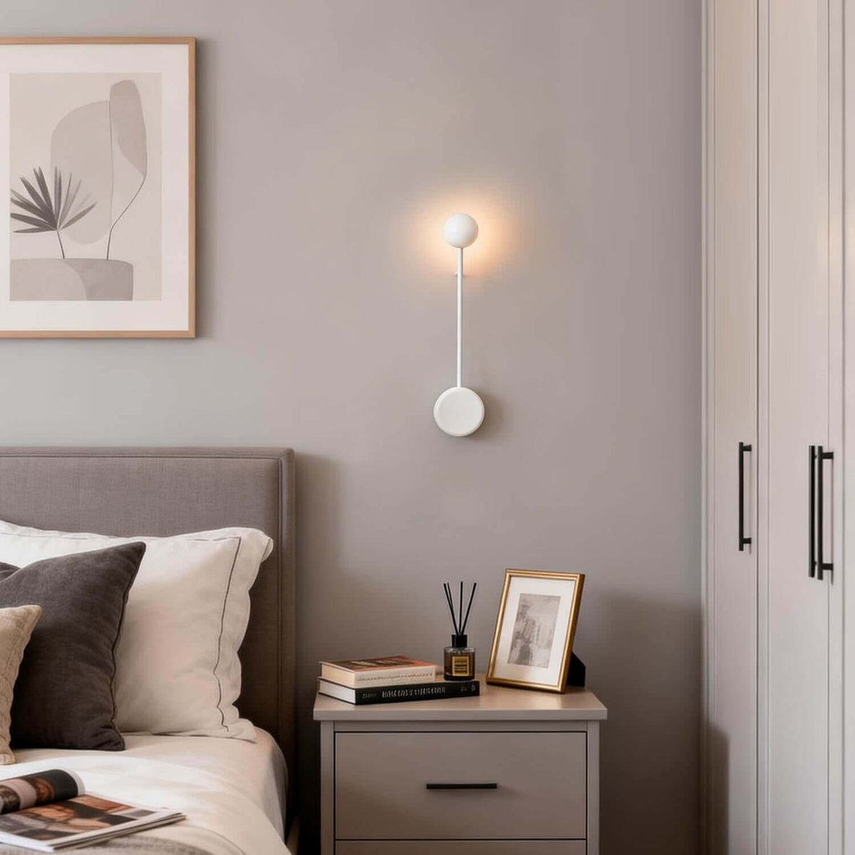Sfera-on-Stem LED lampada da parete a globo