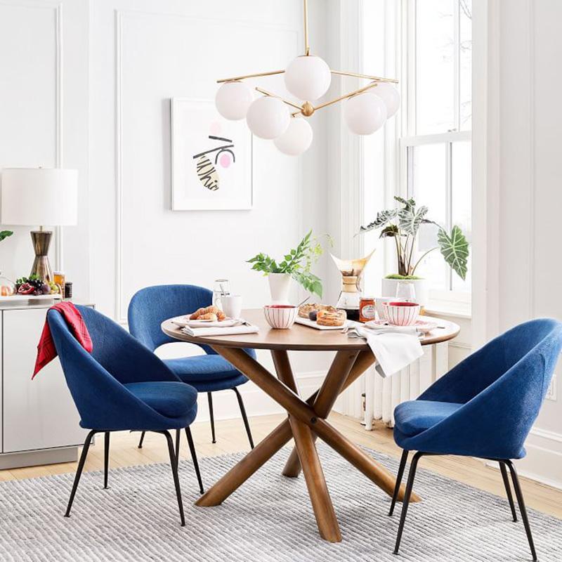 Casoella lampadario sfera & Stelo moderno Finitura Oro LED