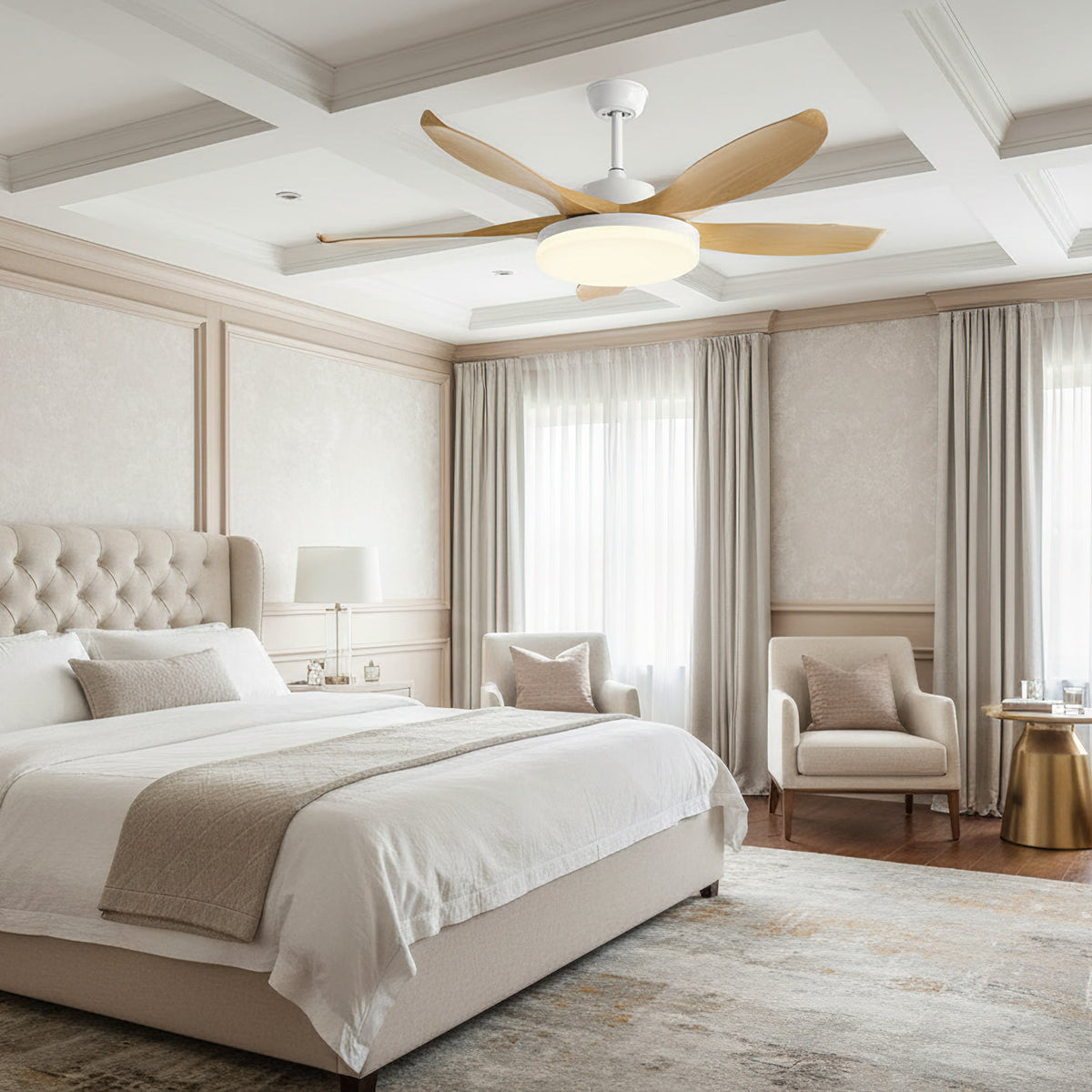 Liororeria ventilatore da soffitto con luce