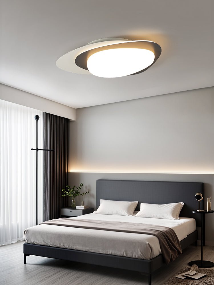 Fuji plafoniera Grana di Noce organica LED