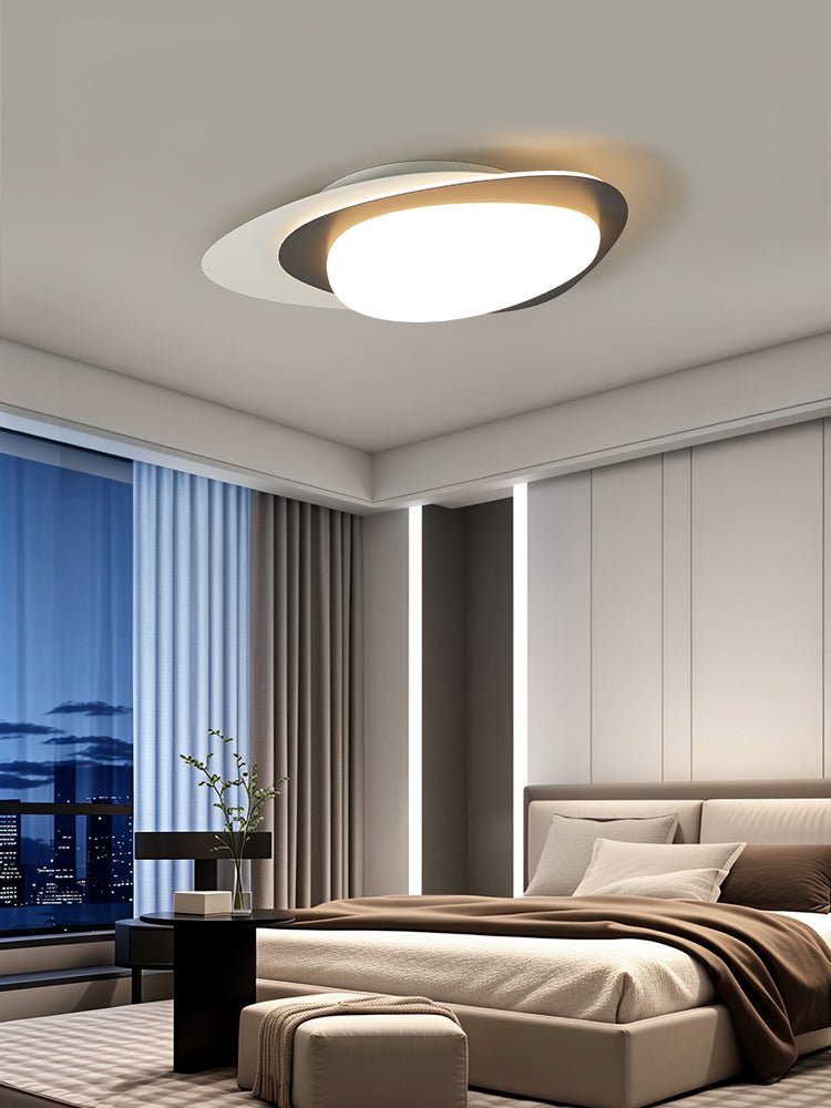 Fuji plafoniera Grana di Noce organica LED