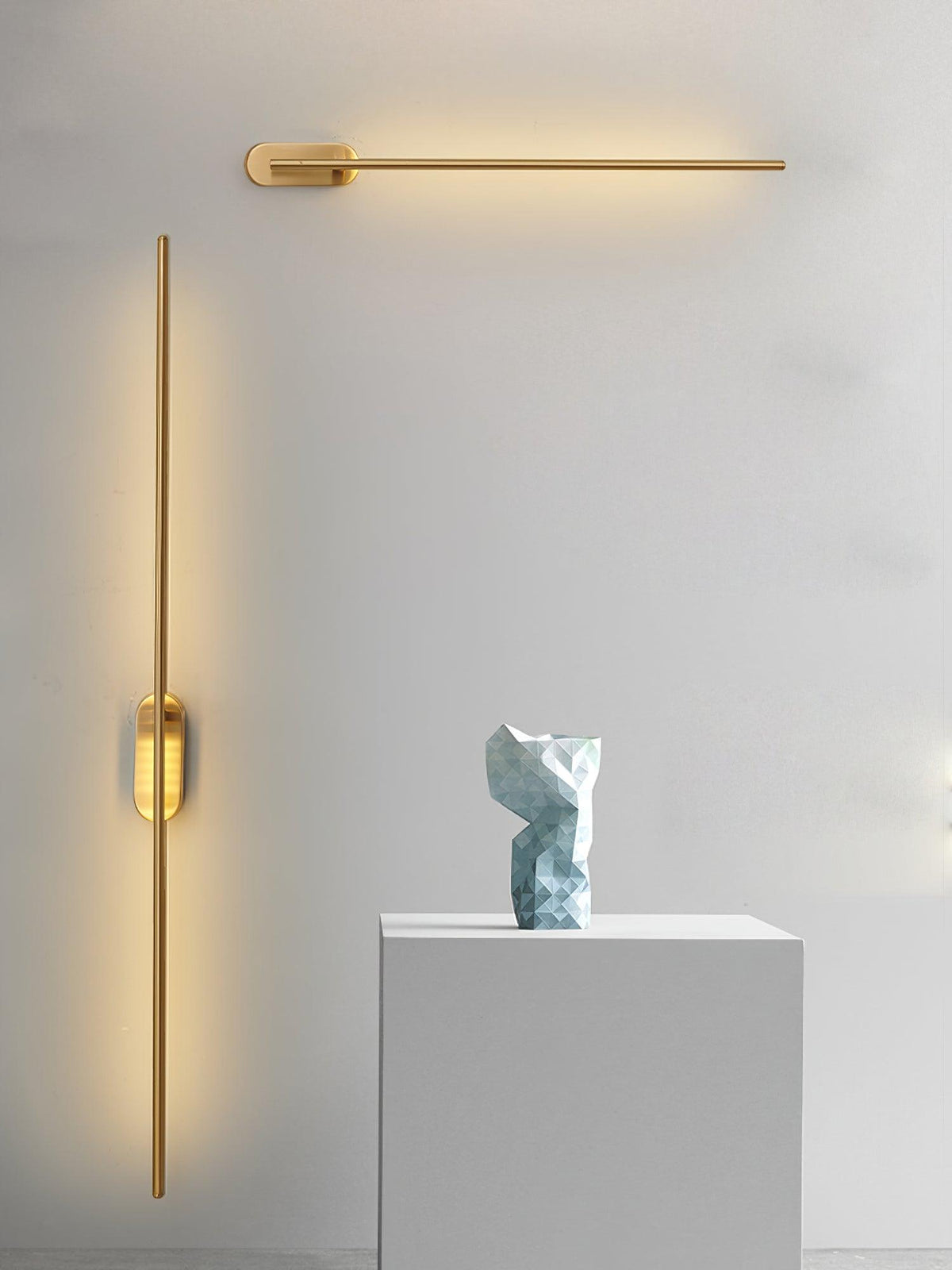 Marissa lampada da parete Stick Shaped in ottone