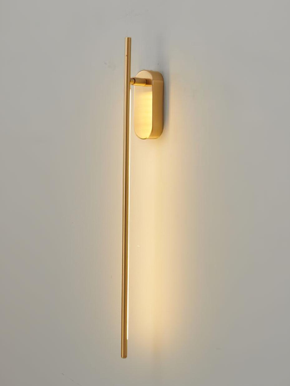 Marissa lampada da parete Stick Shaped in ottone