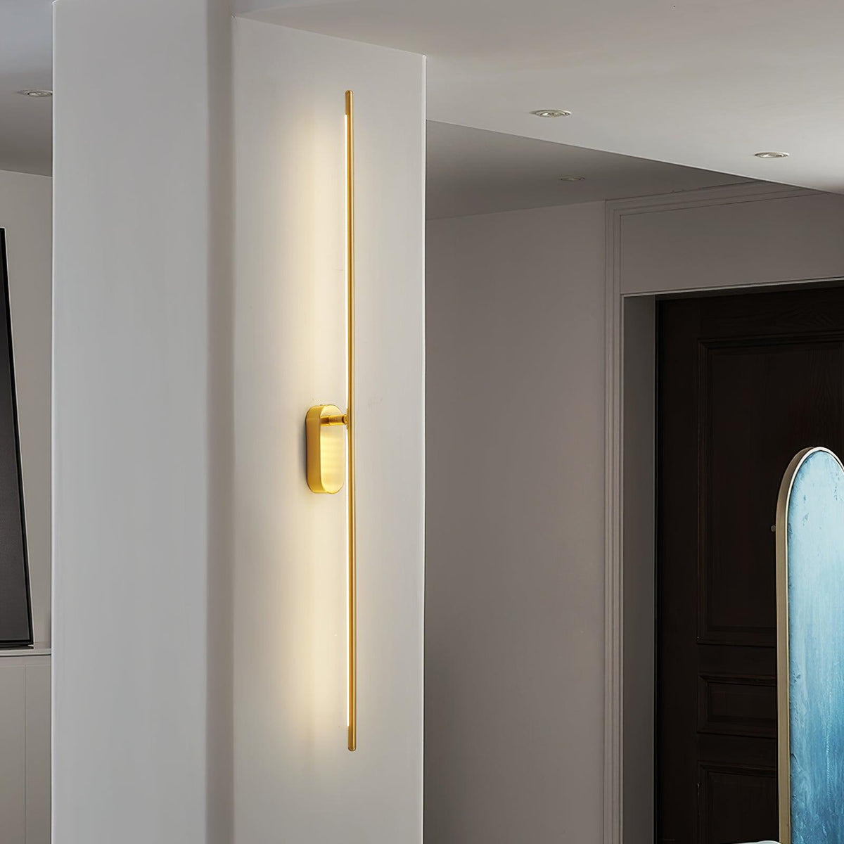 Marissa lampada da parete Stick Shaped in ottone
