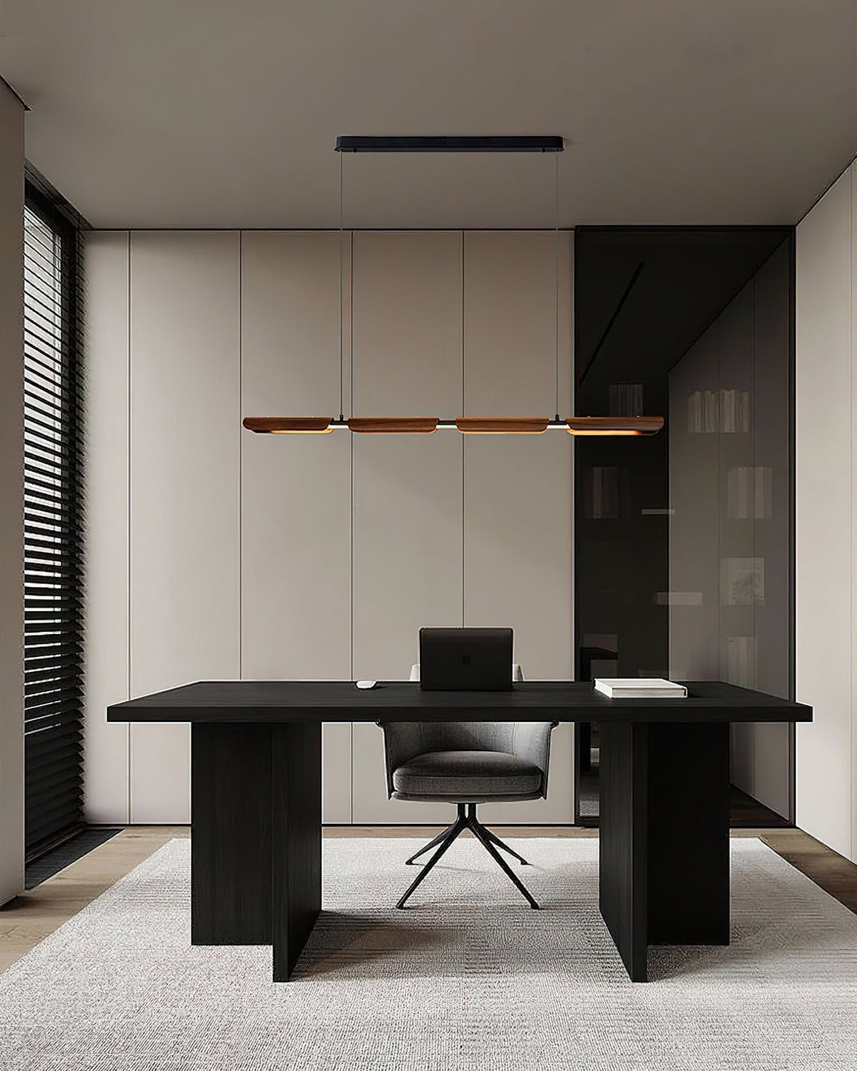 Syliraine lampadario in legno