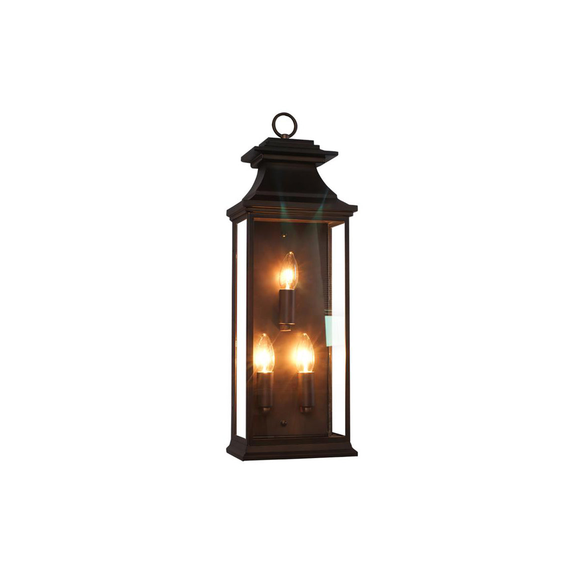 Esolarae lampada da parete in vetro