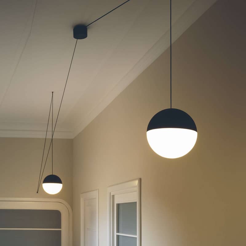 Fio lampada a sospensione plastica minimalista