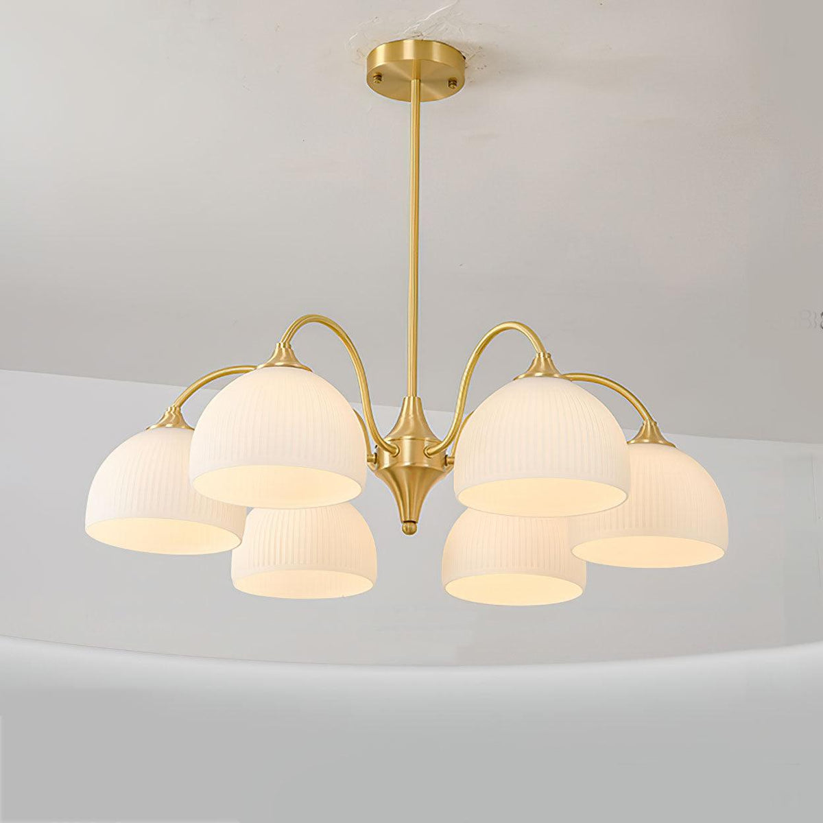 Zaren lampadario Coppia in vetro a Righe
