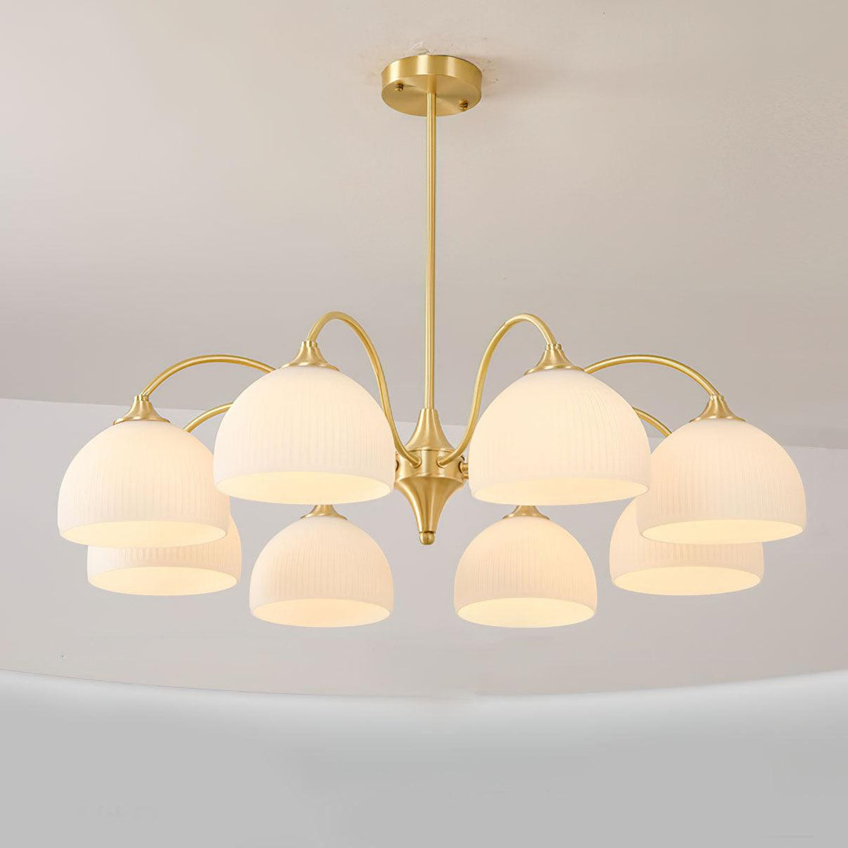 Zaren lampadario Coppia in vetro a Righe