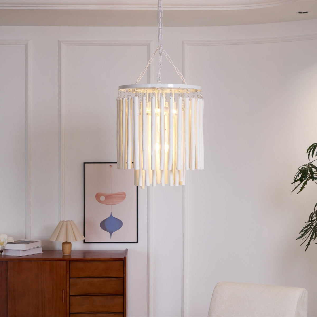 Nyphaiel Lux Lampadario di Lusso in Legno Postmoderno - Relic Pieces