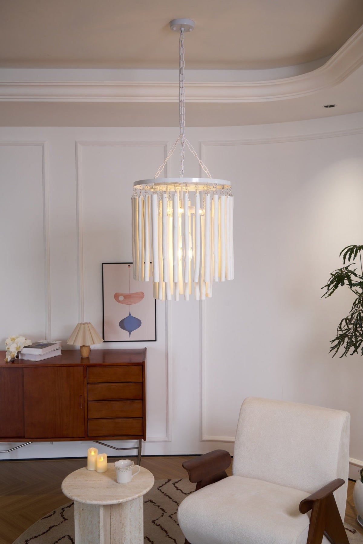 Nyphaiel Lux Lampadario di Lusso in Legno Postmoderno - Relic Pieces