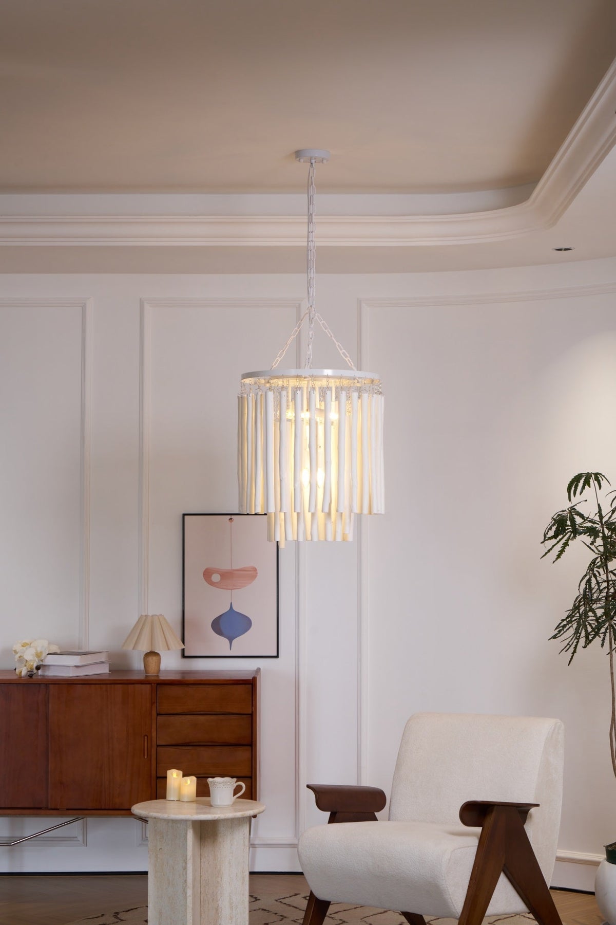 Nyphaiel Lux Lampadario di Lusso in Legno Postmoderno - Relic Pieces