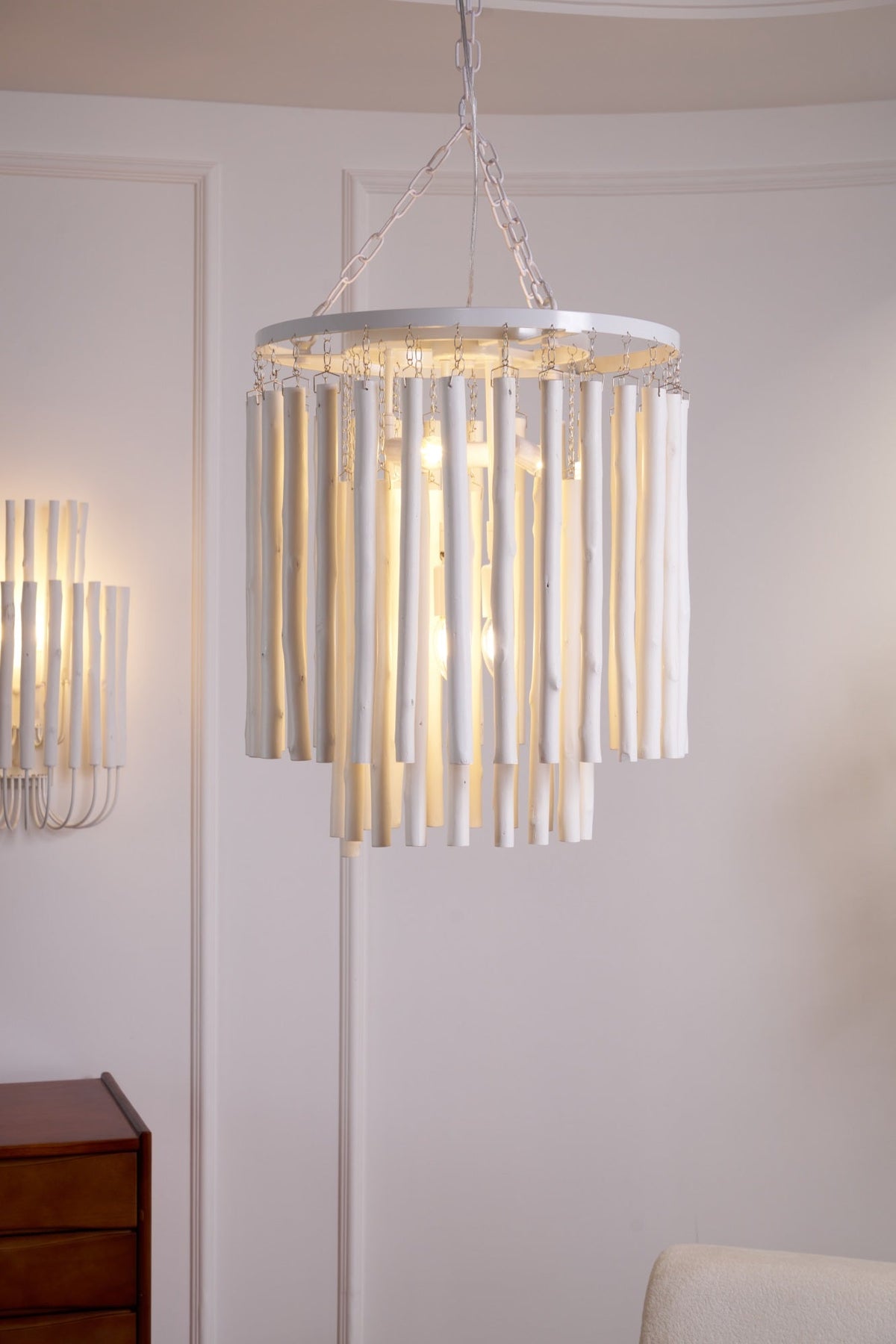 Nyphaiel Lux Lampadario di Lusso in Legno Postmoderno - Relic Pieces