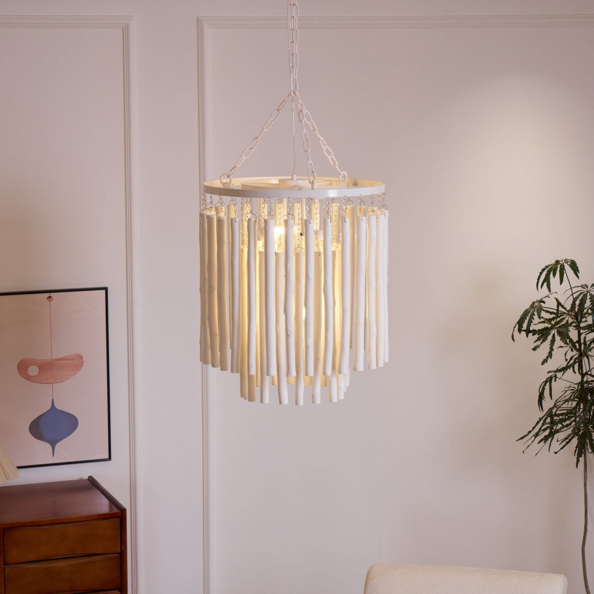 Nyphaiel Lux Lampadario di Lusso in Legno Postmoderno - Relic Pieces
