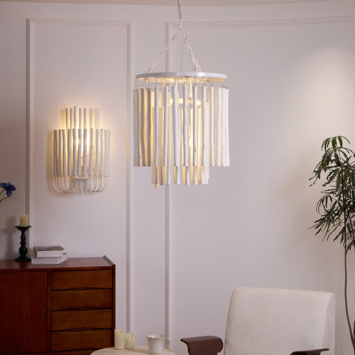Nyphaiel Lux Lampadario di Lusso in Legno Postmoderno - Relic Pieces