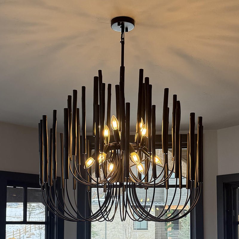 Nyphaiel Lux Lampadario di Lusso in Legno Postmoderno - Relic Pieces