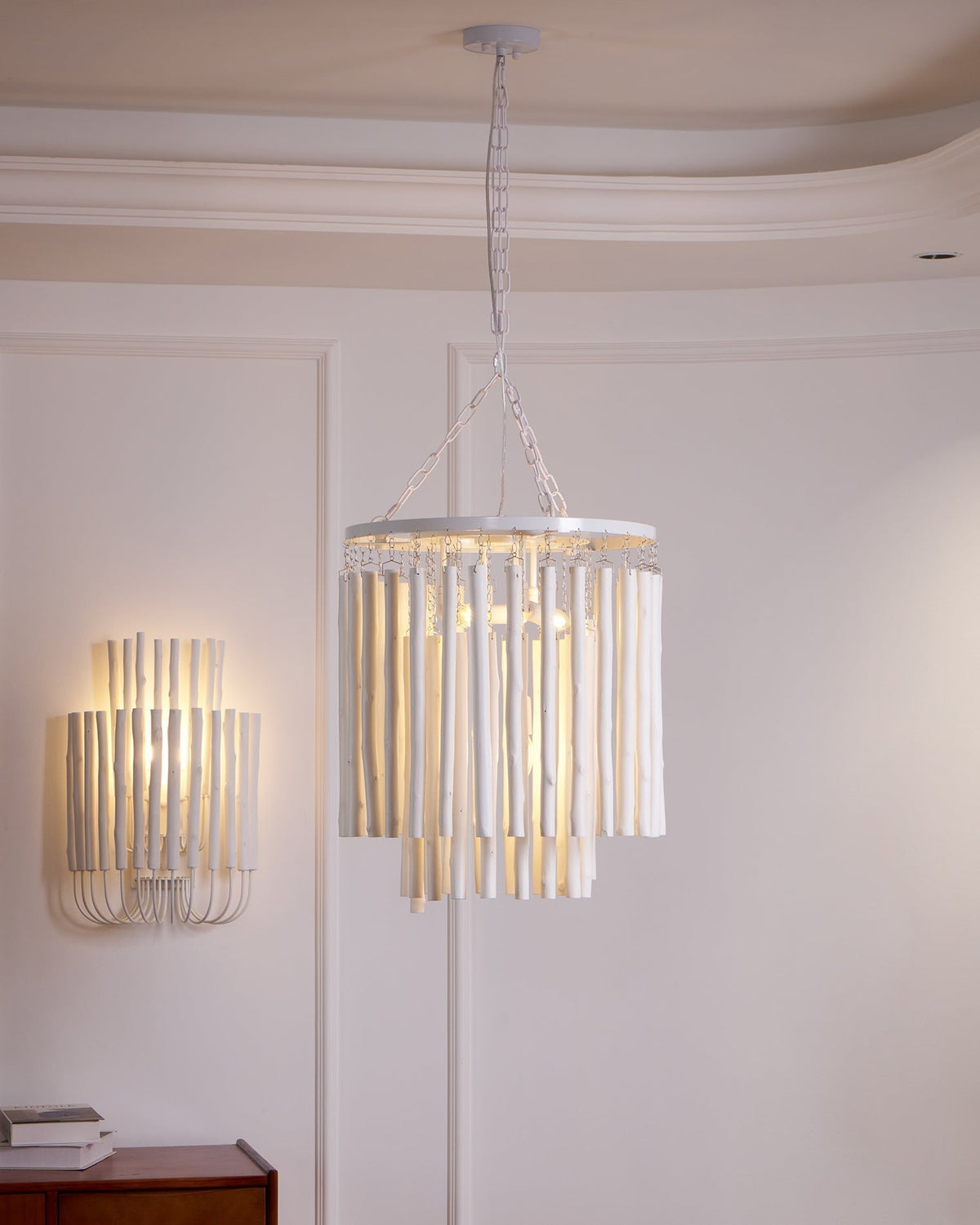 Nyphaiel Lux Lampadario di Lusso in Legno Postmoderno - Relic Pieces