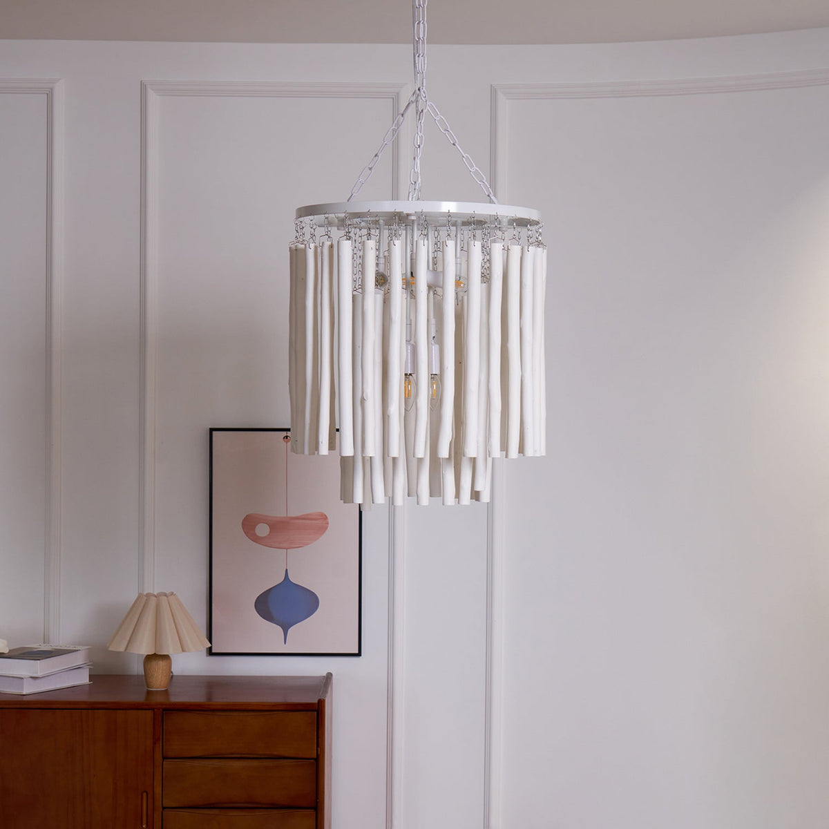 Nyphaiel Lux Lampadario di Lusso in Legno Postmoderno - Relic Pieces
