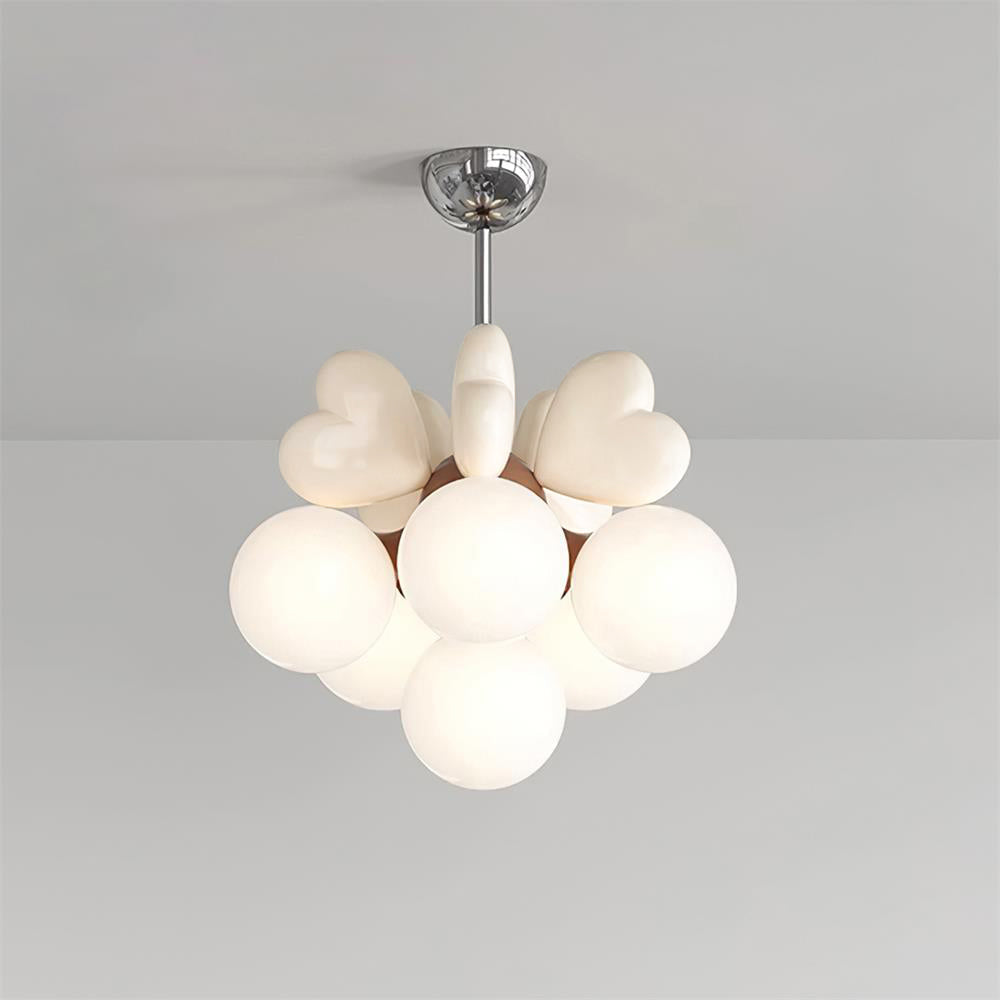 Lampadario Heart Accents globo Shades Playful moderno Kids Room per camera da letto