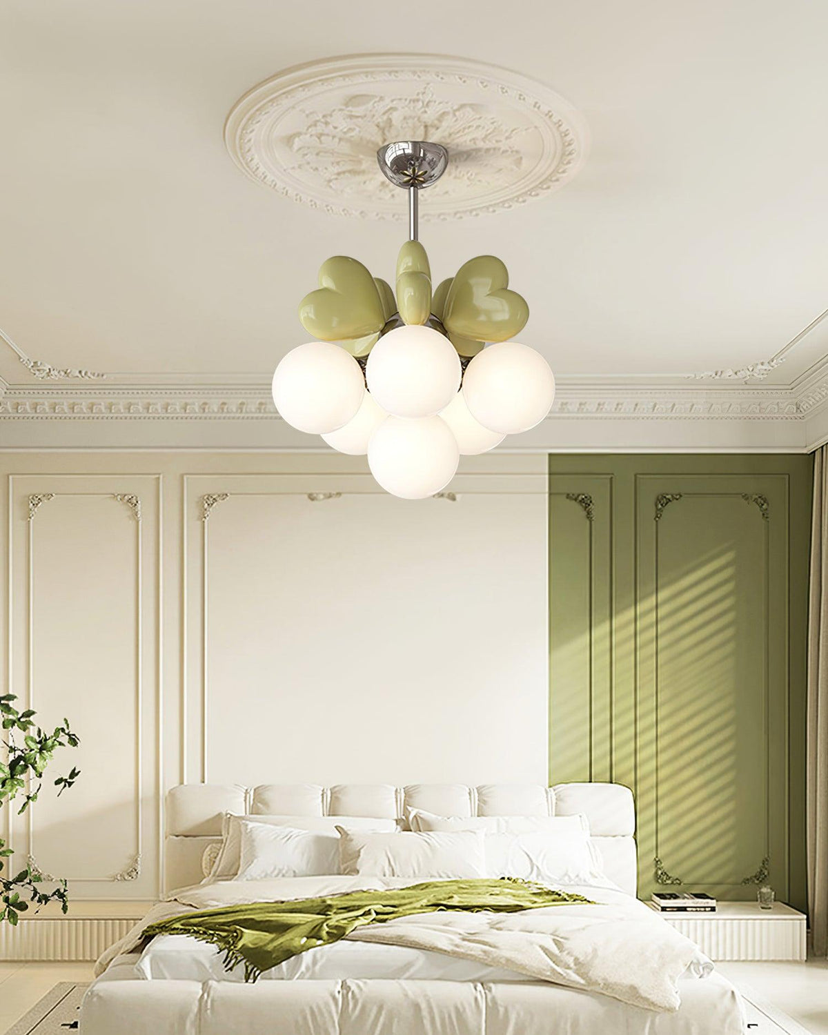 Lampadario Heart Accents globo Shades Playful moderno Kids Room per camera da letto