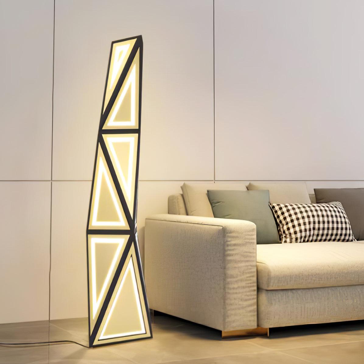 Evvelora lampada da terra Geometrica LED