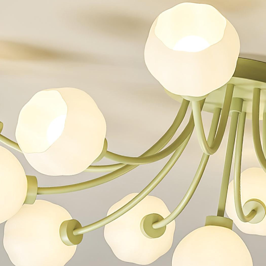 Florina lampada da soffitto a fiore