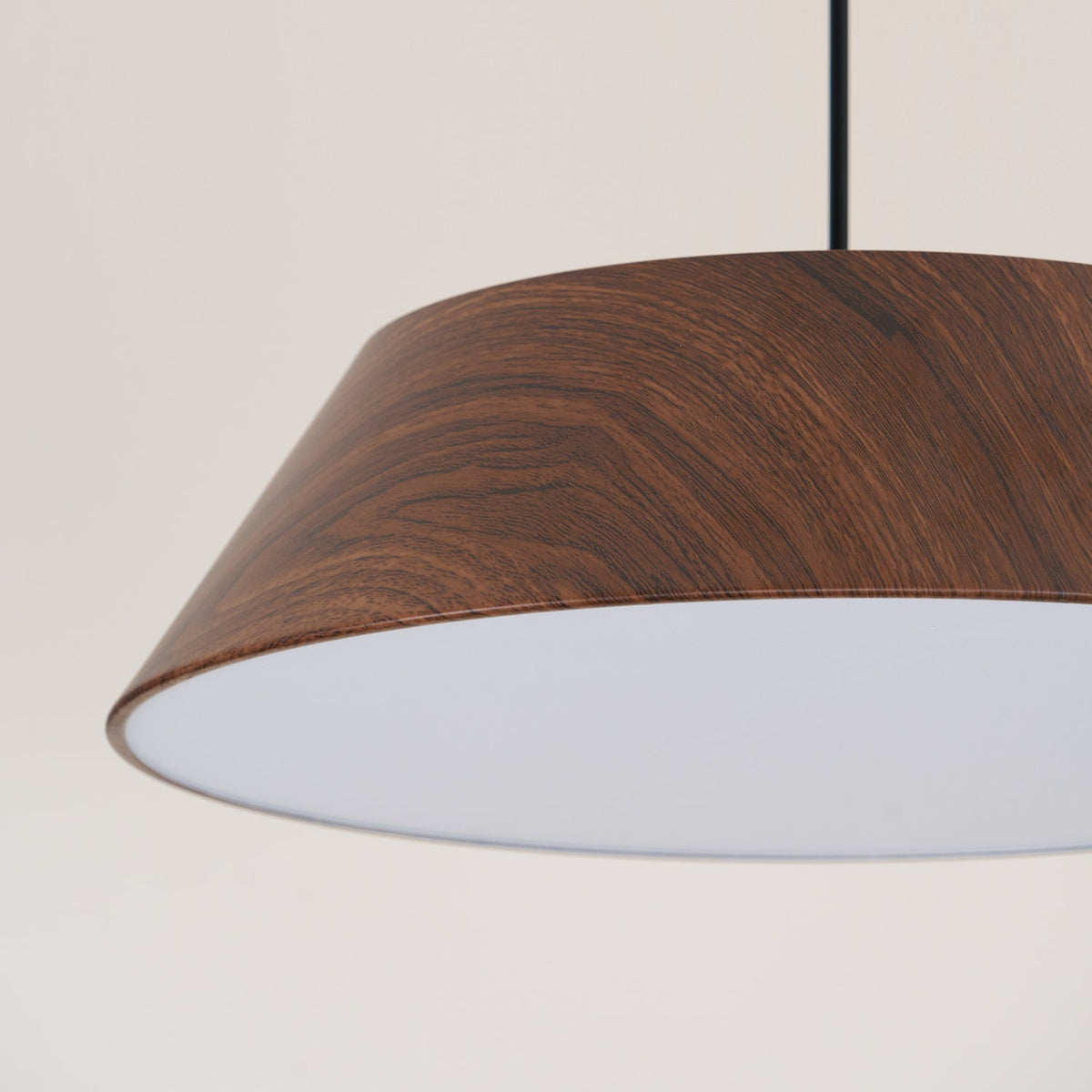 Novain lampada a sospensione con effetto legno